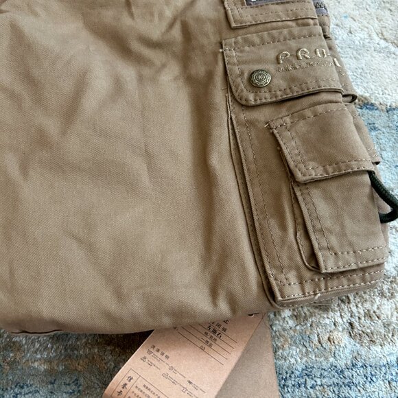 Brown Fashion Cargo Utility  pants -Men's Size 28 - Picture 8 of 8
